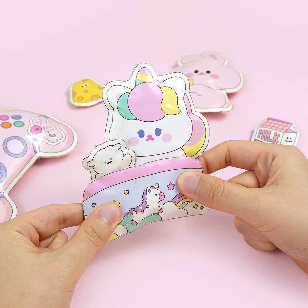 韩国正品pinkfoot DIY填色自制填充解压治愈捏捏乐paper squishy,玩具/童车/益智/积木/模型,捏捏乐/按按乐,淘宝优惠券,粉丝福利购,淘宝优惠卷