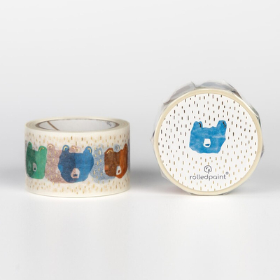 韩国正品rolledpaint 季节谁是谁美纹花纹手帐日记装饰贴纸质胶带