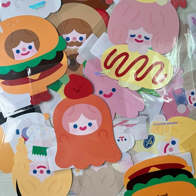 TRF娃娃装饰卡片明信片留言贺卡