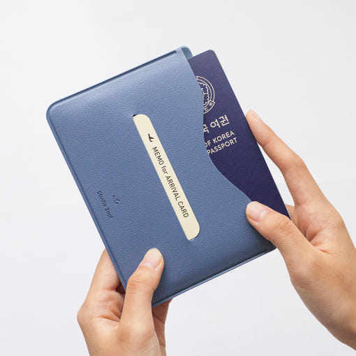 韩国正品2nul 皮质插入式护照保护套收纳证件卡夹passport sleeve