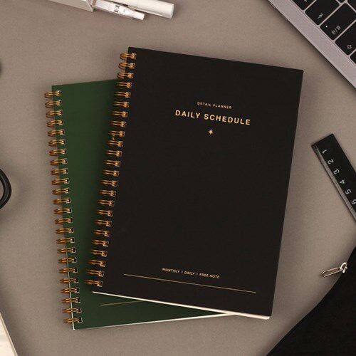 韩国正品DASH AND DOT经典线圈日常计划本日记手帐daily schedule