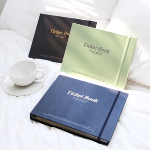 韩国正品Be on D收纳整理线圈绑带票根票据本收藏本TICKET BOOK