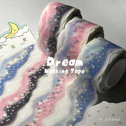 韩国正品Ato and Bandi 梦想星河手帐diy胶贴 金葱亮片装饰胶带,文具电教/文化用品/商务用品,胶带/胶纸/胶条,淘宝优惠券,粉丝福利购,淘宝优惠卷