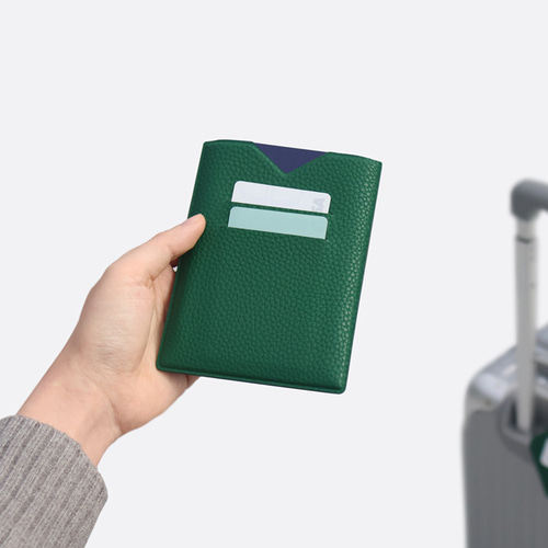 韩国正品Fenice 便携皮质护照夹防水护照保护包PASSPORT SLEEVE