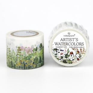 韩国正品rolledpaint野花美纹手帐日记装饰贴纸质胶带Wildflowers