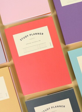 韩国正品GMZ 4个月学习计划本每日学习工作安排记录study planner