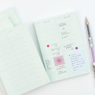韩国正品ANALOG KEEPER 每日计划目标管理制定跟踪便签本记录册
