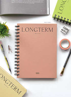 韩国正品Plepic 长期规划线圈计划本日程安排重点记事本 planner