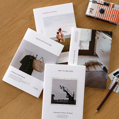 韩国正品indigo 心灵快照6个月计划本横线本笔记日记本SNAP DIARY