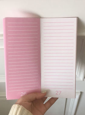 韩国正品Trust My Vibe 双拼色清单列表备忘录记录册listing-book