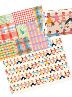 韩国正品a letter from 大号DIY礼物包装纸书皮Pattern paper L