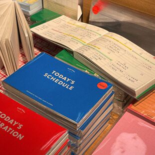 韩国正品fruitfries 简约今日手拿方格日程计划记事笔记本pvc封套