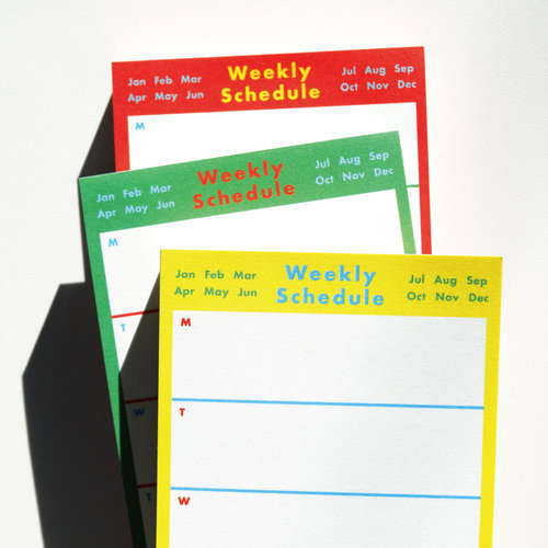 韩国正品fruitfries可撕周计划拍纸本便签本留言本日程备忘记事纸