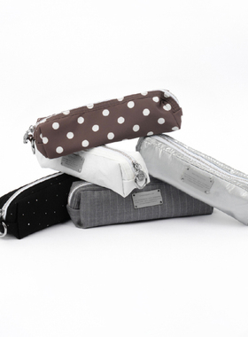 韩国正品duitproject素色小巧精致收纳笔袋细长学生文具袋Pencase