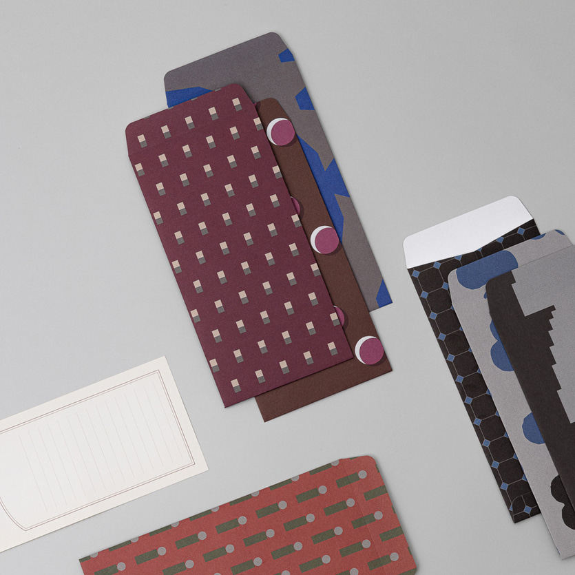 韩国正品live work 艺术拼贴信封纸袋子红包3个PATTERN ENVELOPE