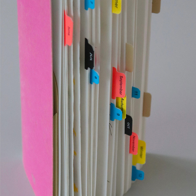 韩国正品Malgrecela 手帐索引标签装饰贴纸标记贴5张Index Label