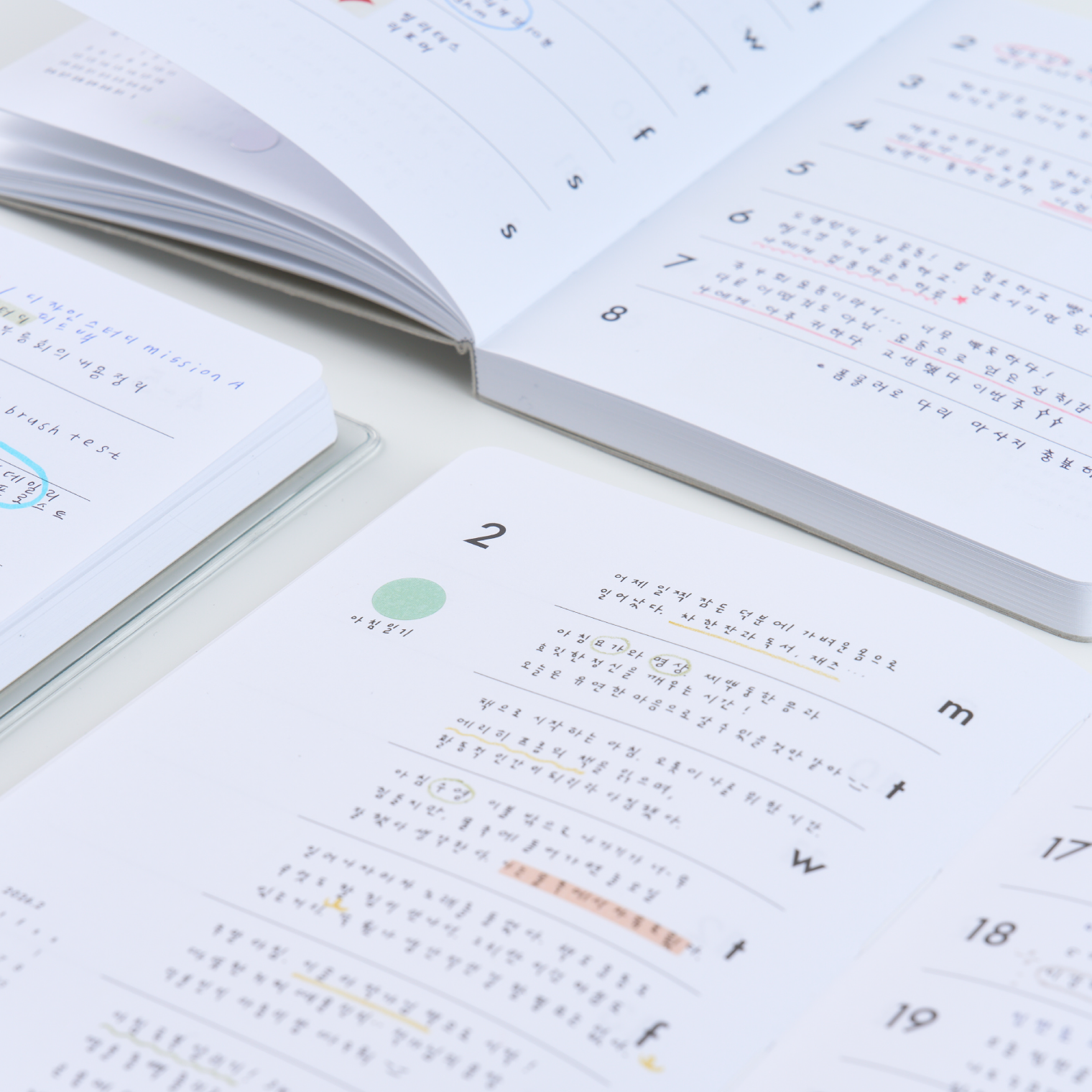 韩国正品ANALOG KEEPER 2026年周计划日记本网格本A6weekly diary