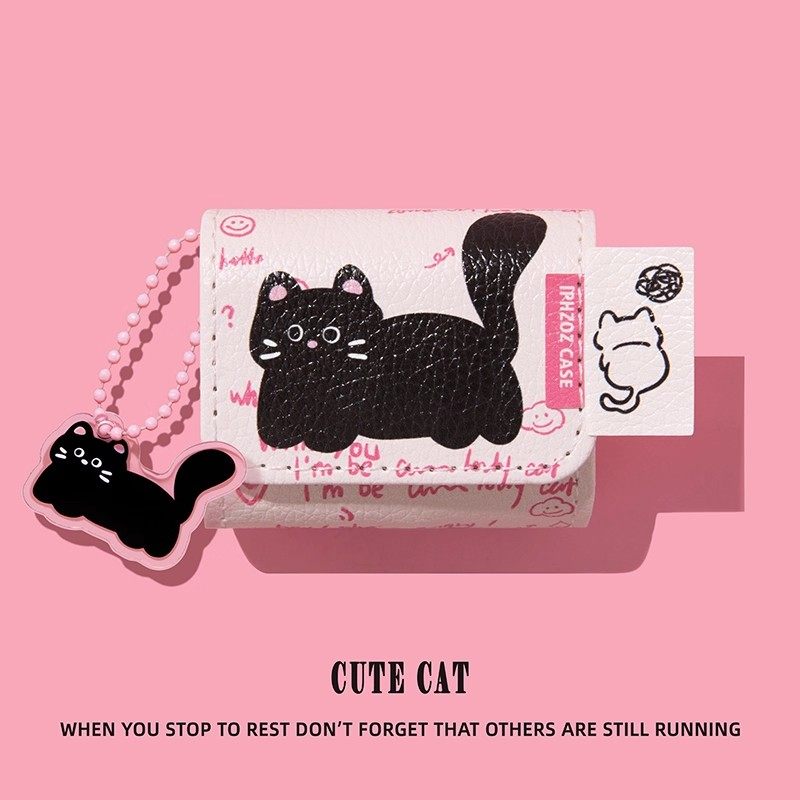 适用漫步者花再zeroair保护套x5pro耳机壳zeroclip蓝牙x1evo/comfo clip/fitbudspro/x3air/2/evopro黑色小猫,3C数码配件,耳机保护套,淘宝优惠券,粉丝福利购,淘宝优惠卷