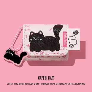 适用1more万魔s20pro保护套s21耳机壳s22耳夹式s12蓝牙q30保护壳q21/q20/q10/es903/aero连体式盒黑色小猫