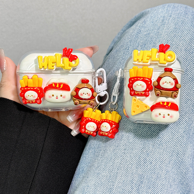 小兔薯条适用OPPO蓝牙耳机保护套