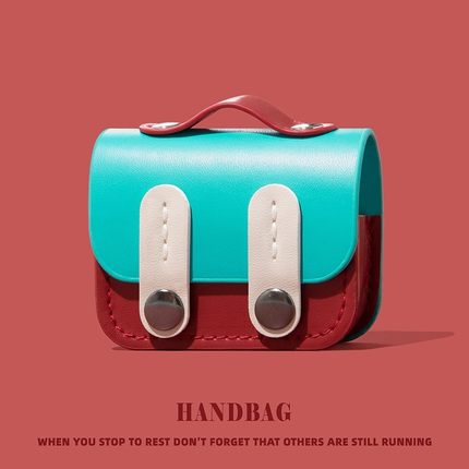 适用airpods4保护壳airpodspro3保护套airpodpro2耳机壳airpord3pro蓝牙airpord4苹果ipods四代盒青红手提包