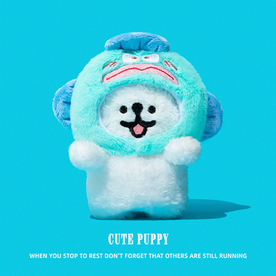 丑鱼小狗适用苹果蓝牙耳机保护套