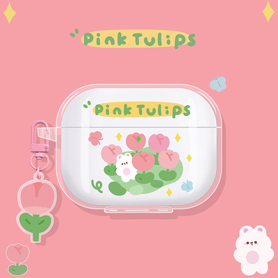 小兔郁金香适用荣耀蓝牙耳机套