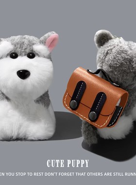 适用倍思w04保护套m3s蓝牙m2spro耳机壳mc1pro保护壳as01/bs1nc/bf1/xc1/e3/e5/e12/e13/wx5连体式毛绒雪纳瑞