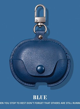 适用华为freeclip2保护套freebudspro5耳机壳freebuds7i/6i蓝牙freebudsse2代se3耳夹式pro4e一体式盒藏蓝色