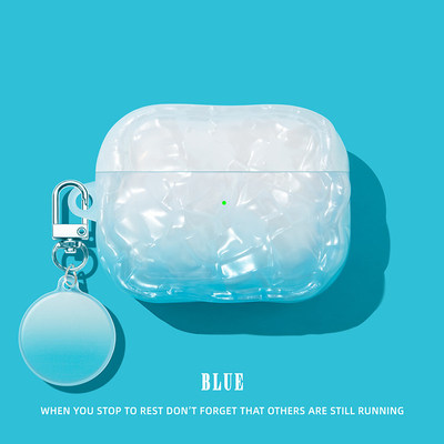 适用苹果新款耳机壳保护套渐变