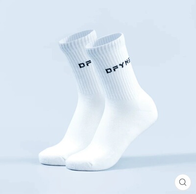 DakaFit Dfyne袜子中筒袜子运动长袜高品质全棉健身袜