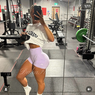 EffortlessShorts健身裤 ACTIVE高腰运动紧身短裤 ONER DakaFit