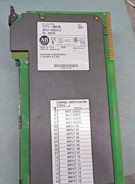(议价)AB罗克韦尔1771-IBDB输入模块，10-30VDC，