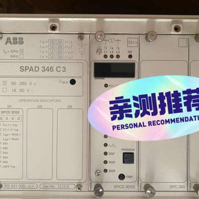 综合保护继电器SPAD 346C3-AA RS6210议价