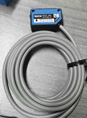 西克SICK光电传感器WE100-P1432，带5米灰色线缆议价