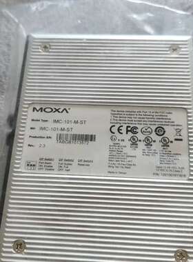 MOXA工业级光电转换器  IMC-101-M-S议价
