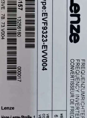 EVF9323-EVV004伦茨伺服驱动器 议价