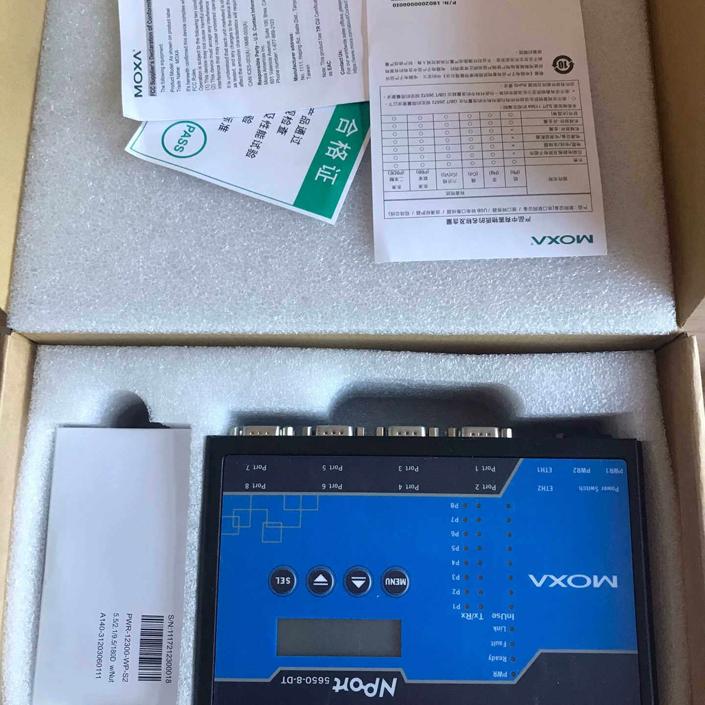 MOXA NPort 5650-8-DT MOXA5450议价