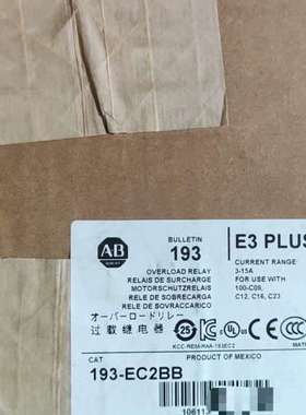 193-EC2BB AB罗克韦尔 电机保护器议价