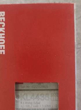 (议价)倍福KL4438模块  8路模拟输 KL4