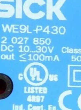 Sick WE9L-P430 西克光电传感器 20278议价