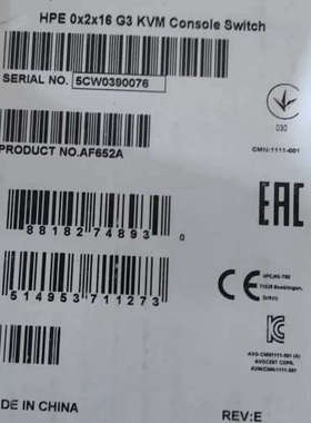 惠普HP AF652A HPE0x2x16 G3 KVM C议价