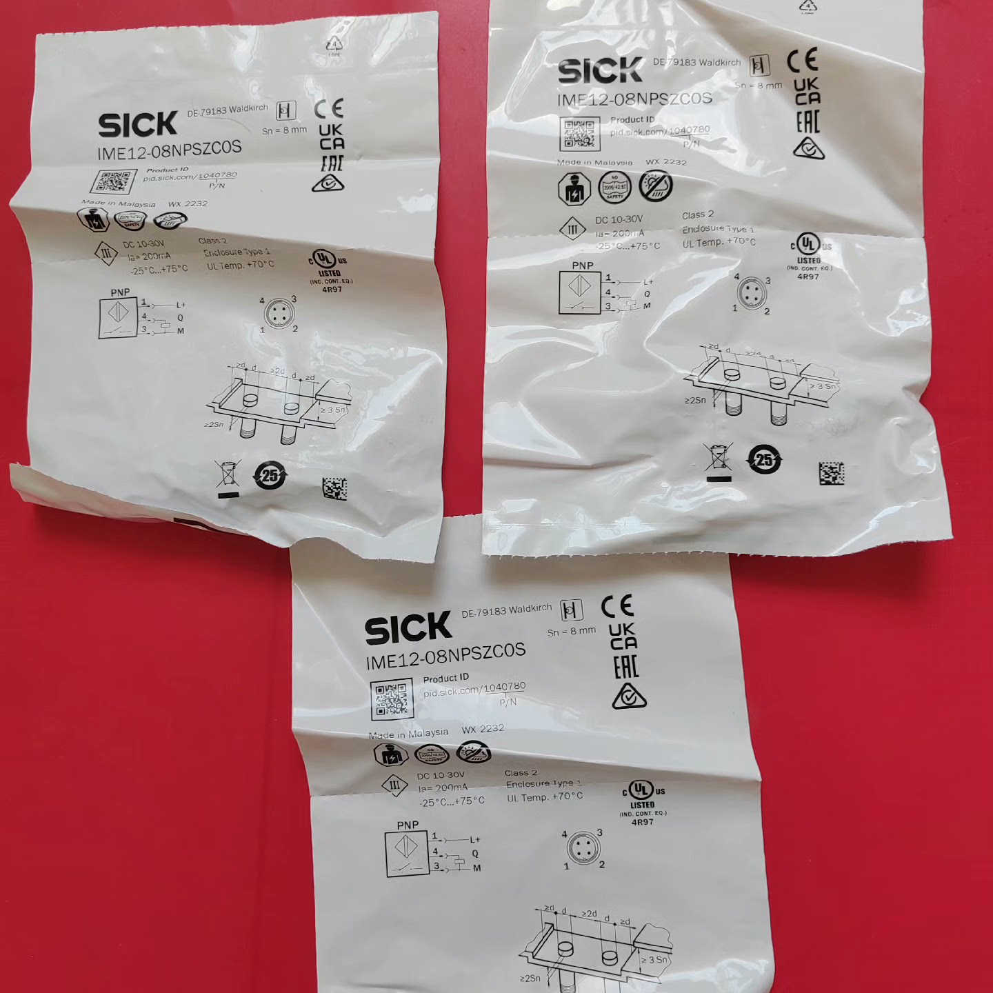 SICK西克传感器IME12-08NPSZC0S货号10议价