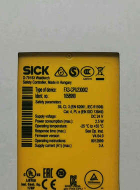 FX3-CPU230002货号1058999 版本V4.04议价