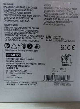 3RF2920-0HA13功率调节器议价