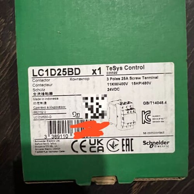 LC1D25BD接触器黑色新款，印尼接触器，原(议价)