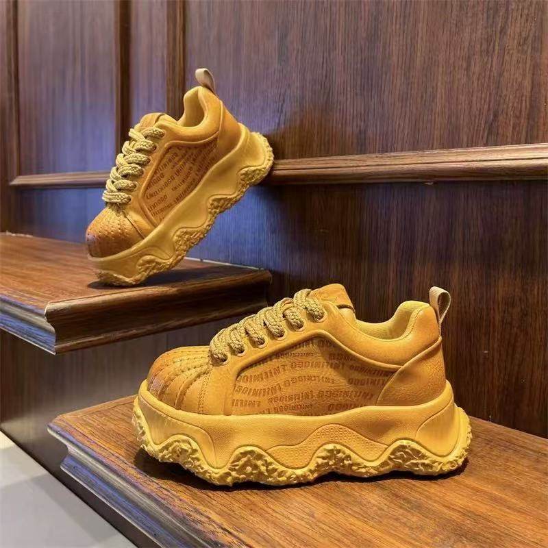 男鞋潮牌高级感冬季运动休闲松糕板鞋皮面户外痞帅巨好看增高潮鞋,流行男鞋,休闲板鞋,淘宝优惠券,粉丝福利购,淘宝优惠卷