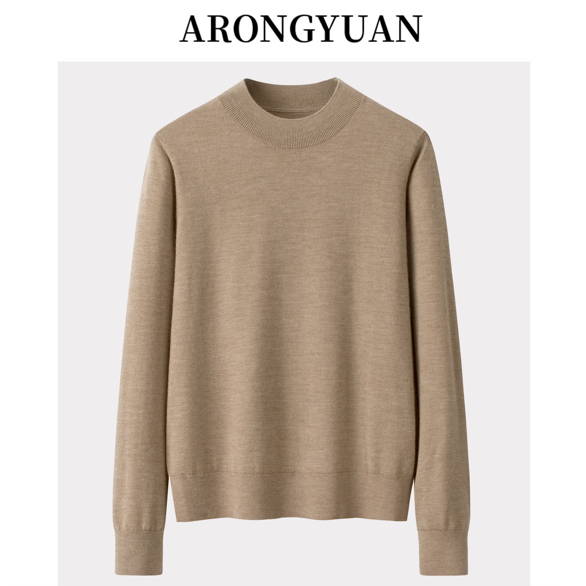 精纺80支100山羊绒半高领女套~纯色高端简约百搭打底衫宽松减龄薄,女装/女士精品,羊绒衫,淘宝优惠券,粉丝福利购,淘宝优惠卷