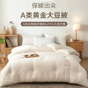 黄金大豆被A类春秋被 被加厚冬被单双人被芯家用被子冬被2023 四季