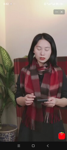 秋冬保暖时尚情侣款多功能厚款围巾美拉德棕色格子